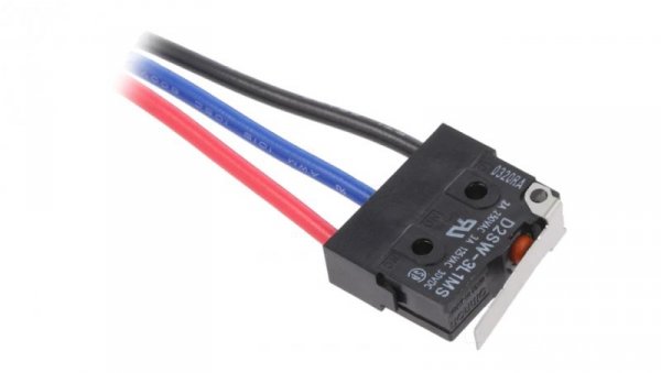 Mikroprzełącznik SNAP ACTION z dźwignią SPDT 2A/250VAC Poz 2 D2SW3L1MS