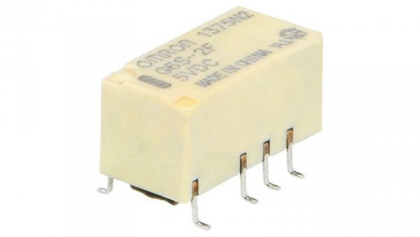 Przekaźnik elektromagnetyczny DPDT Ucewki 5VDC 0,5A/125VAC G6S-2F 5VDC