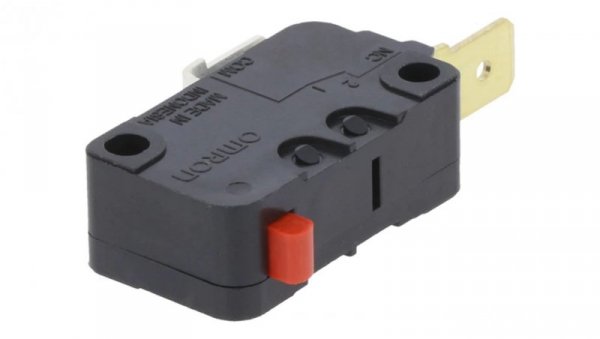 Mikroprzełącznik SNAP ACTION bez dźwigni SPST-NC 16A/250VAC D3V162C5