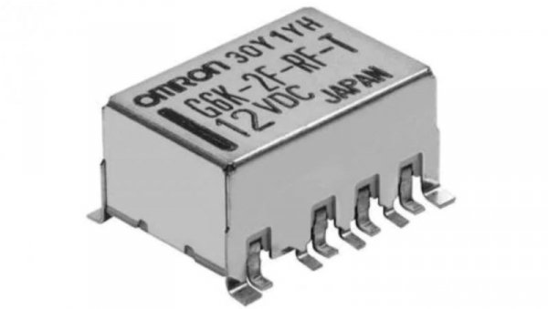 Przekaźnik elektromagnetyczny DPDT Ucewki 12VDC 0,3A/125VAC G6K-2F-RF-T DC12