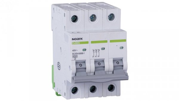 Wyłącznik nadprądowy S 3-fazowy 3P C 25A 400V NOARK