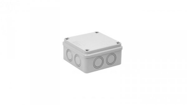 Puszka hermetyczna natynkowa IP65 jasnoszara 108x108x56mm PH-1A.2 28.12