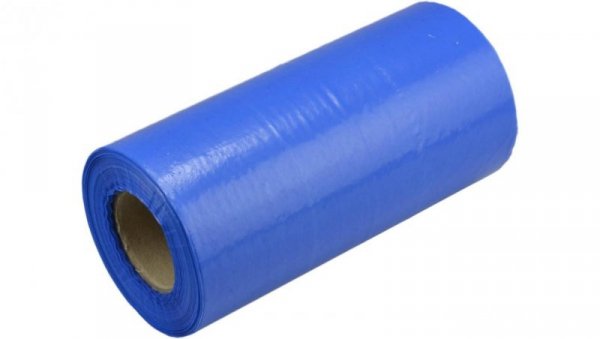Folia ostrzegawcza NIEBIESKA 20cm x 0,08mm/ 100m