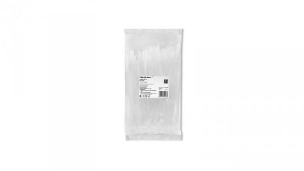 Qoltec Opaski zaciskowe wielorazowe/trytki 7.2*200mm Nylon66 UV Białe