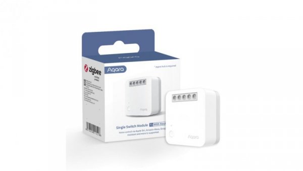 Przełącznik z Neutral, Zigbee, EU, SSM-U01 Aqara Single Switch Module T1