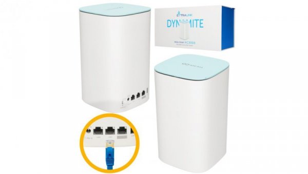Moduł rozszerzający sieć Mesh AC3000, MU-MIMO, Domowy System Mesh WiFi Extralink Dynamite C31
