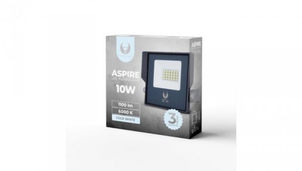 Naświetlacz LED ASPIRE 10W 6000K 1100lm 230V Forever Light