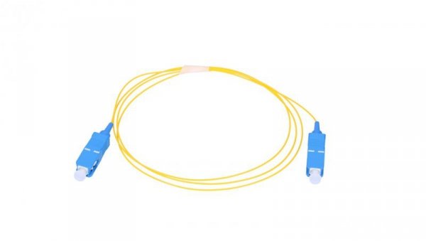 Patchcord Jednomodowy, Simplex, G657A, 900um, 1m Extralink SC/UPC-SC/UPC