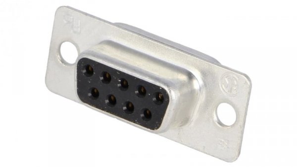 D-Sub 9-pin wtyk żeńskie na przewód lutowanie HD 20 5-747905-2