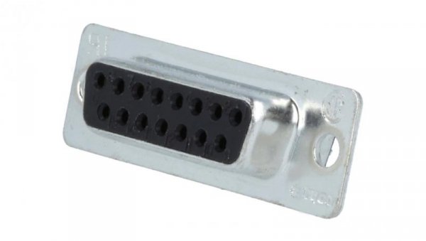 D-Sub 15-pin wtyk żeńskie na przewód lutowanie HD 20 5-747909-2