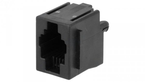 Gniazdo RJ9 4-pin z blokadą panel stop Układ 4p4c THT proste 5520257-2