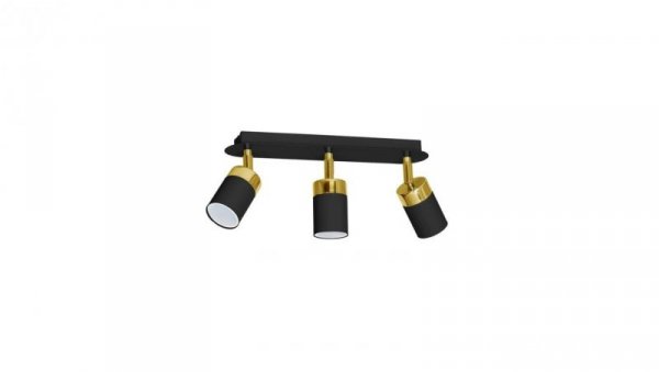 Lampa sufitowa JOKER BLACK/GOLD 3xGU10 MLP6125 Milagro