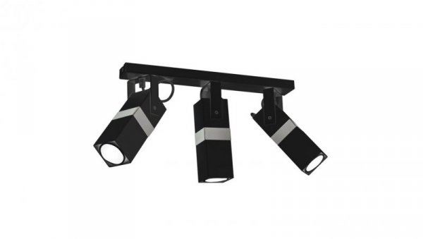 Lampa sufitowa VIDAR BLACK/CHROME 3xGU10 MLP6286 Milagro