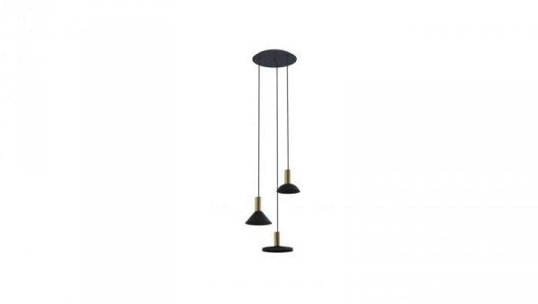 Lampa wisząca HERMANOS III BLACK/SOLID BRASS 8030 Nowodvorski Lighting