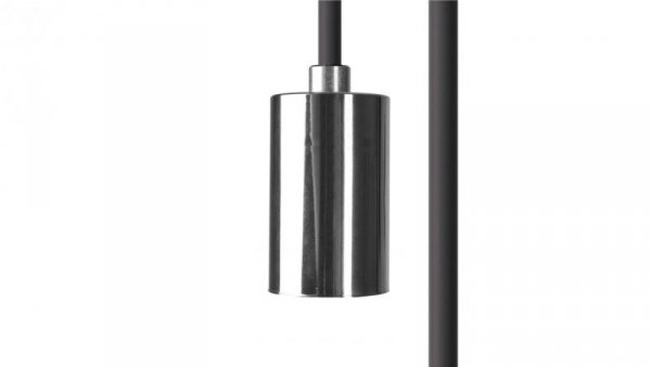 Przewód z oprawką 250cm CAMELEON CABLE E27 2,5 M BLACK/CHROME 8657 Nowodvorski