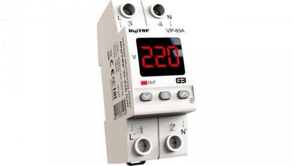 Przekaźnik napięciowy DigiTOP VP-63A G3R