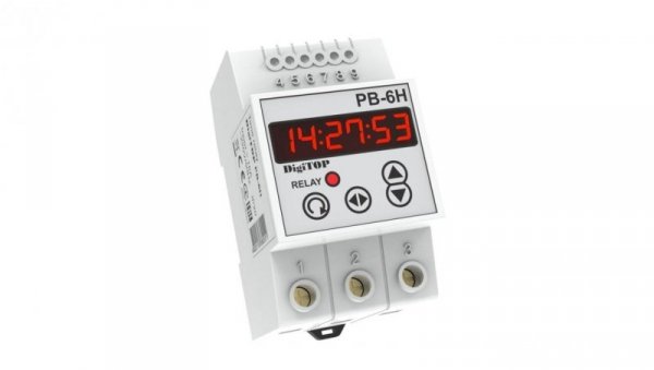 Przekaźnik czasowy DigiTOP PB-6H