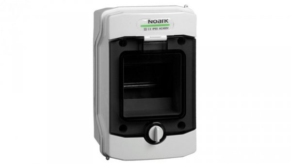 Rozdzielnica natynkowa hermetyczna 4 moduły 201x128x120mm drzwi przezroczyste z listwą N+PE IP65 NOARK