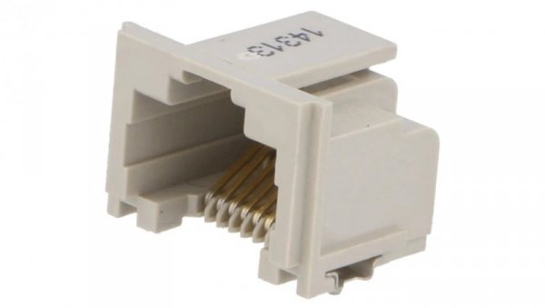 Gniazdo RJ45 8-pin Kat 5 złocony Układ 8p8c SMT poziomy 5406721-1
