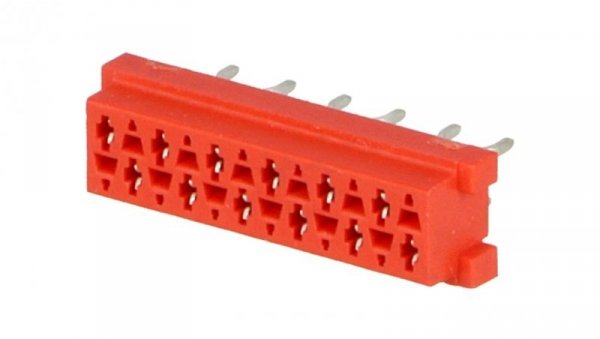 Micro-MaTch gniazdo żeńskie 12-pin THT na PCB Układ 2x6 1-215079-2