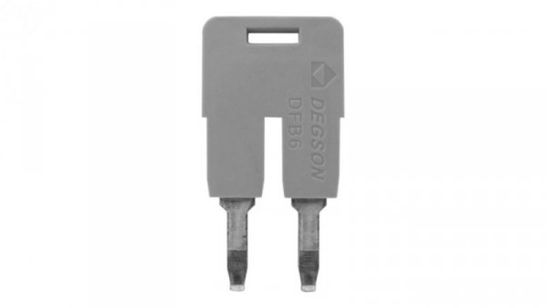 Mostek wtykowy 2-biegunowy do złączek szynowych DS6 DGN 4005