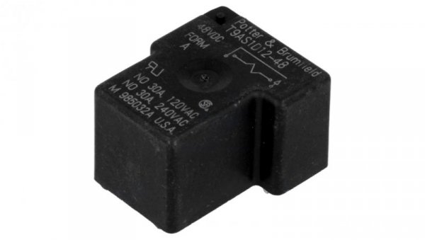 Przekaźnik elektromagnetyczny SPST-NO 48VDC 30A PCB 1-1393210-9