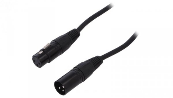 Kabel XLR męski - XLR żeński 3-pin 10m FC619110