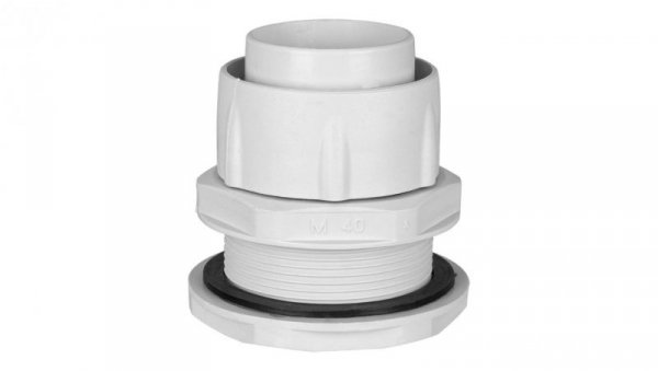 Dławik do rury elastycznej szary GUS fi: 40mm IP65