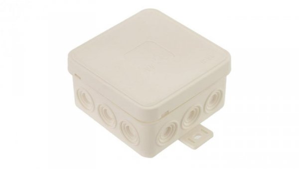 Puszka instalacyjna natynkowa typu KLIK 85x85x41mm hermetyczna IP54 biała ViPlast
