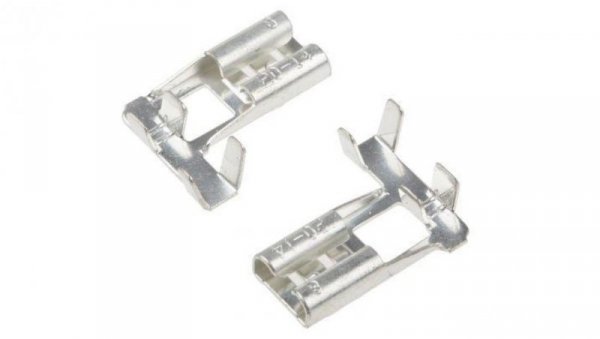 Konektor płaski Żeński 6.35 x 0.8mm długość 13.6mm Izolacja: Nieizolowane Cyna /100szt./