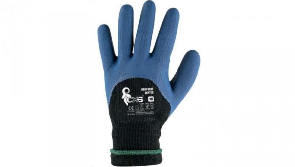 RĘKAWICE POWLEKANE, OCIEPLANE CXS ROXY BLUE WINTER 10