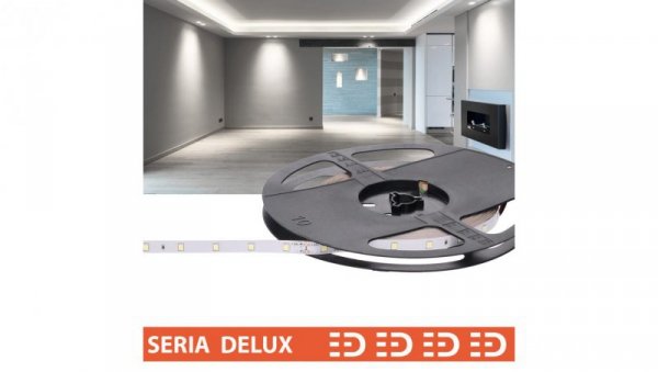 Taśma Delux 24V 48led 6500K 580lm SMD2835 (10)