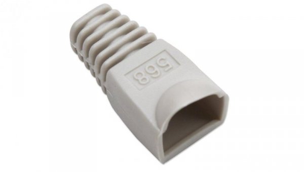 Osłonka Wtyku RJ45 6.2mm Szara /10 sztuk/
