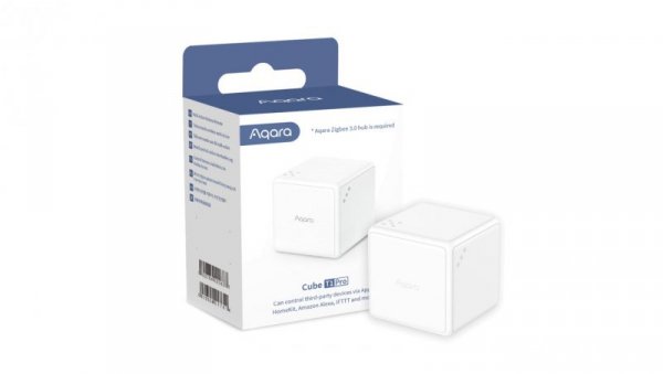 Kostka sterująca Kontroler, Zigbee, Biała, CTP-R01 Aqara Cube T1 Pro