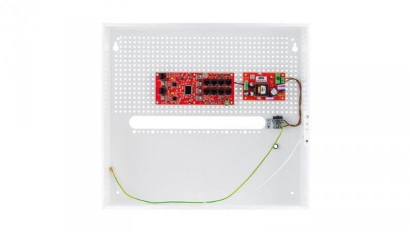 Zestaw do 8 kamer IP switch PoE 8P+2G w obudowie wewnętrznej ABOX-H (miejsce na NVR), zasilacz 96W
