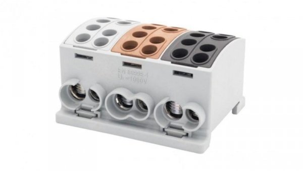 F-ELEKTRO Zacisk HLK 3x125A-2 (1x35,1x25 / 1x35,1x25) (3L) F2.0386