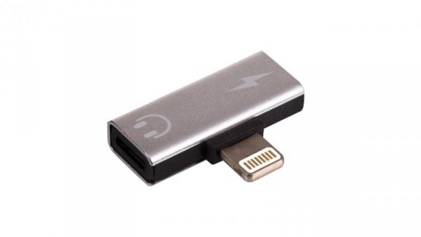 Adapter Akyga AK-AD-64 Lightning (m) / Lightning (f) / Lightning (f)