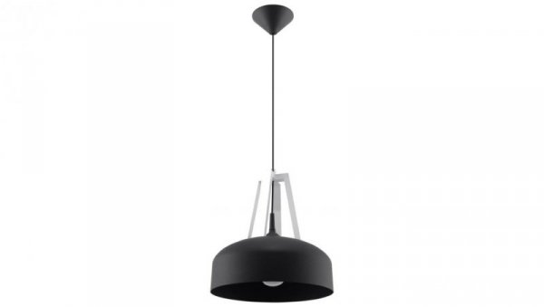 Lampa wisząca CASCO czarna/biała