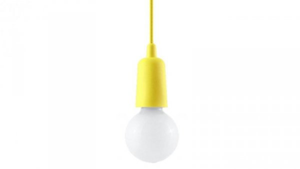 Lampa wisząca DIEGO 1 żółta