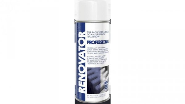 Farba do renowacji kaloryferów RAL 9016 400ml RENOVATOR KALORYFER