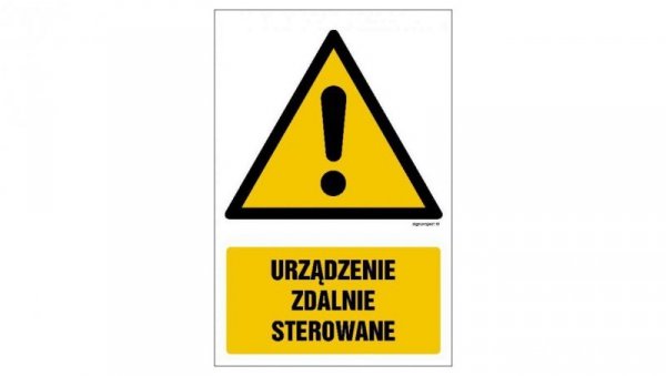 ZNAK - GF040 Urządzenie zdalnie sterowane 10 x 15 cm PN - Płyta 1mm