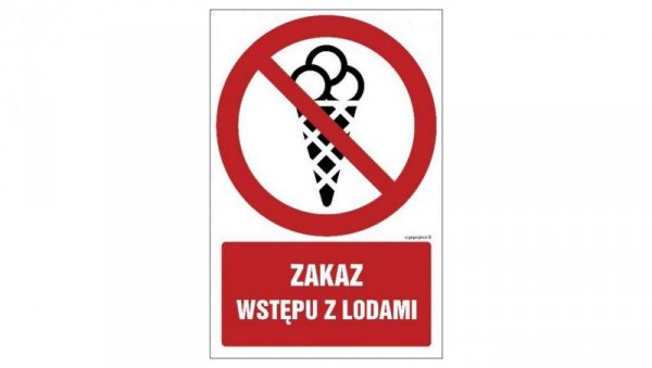 ZNAK - GC068 Zakaz wstępu z metalowymi implantami - arkusz 9 naklejek 5 x 7,5 cm FN - Folia samoprzylepna