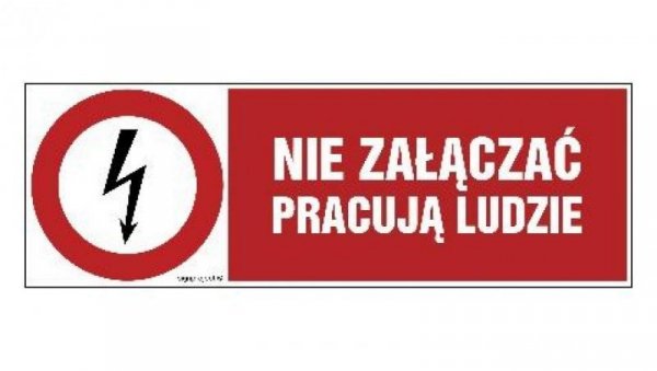 ZNAK - HD011 Nie wchodzić do laboratorium - arkusz 8 naklejek - arkusz 8 naklejek 10 x 3,3 cm FN - Folia samoprzylepna