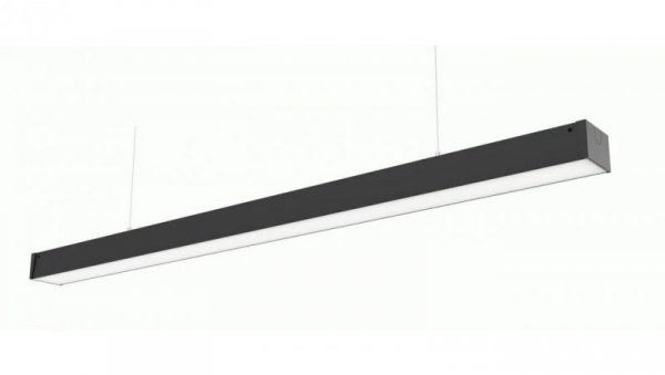Oprawa liniowa zwieszana LED line PRIME FUSION czarna 60W 4000K 130lm/W 7800lm IP20 5 lat gwar.