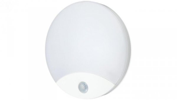 Lampa Natynkowa Oprawa Plafon LED Kinkiet Ścienny z Czujnikiem Ruchu i Zmierzchu 10W Barwa Neutralna 4000K IP44 ORBIS Kobi