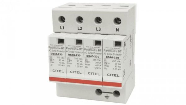 Ogranicznik CITEL AC 3-fazy Typ T2 / C4615 DS44-230