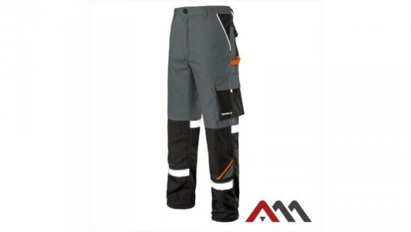 PROFESSIONAL-REF SPODNIE ROBOCZE DO PASA - GREY ROZ. 52