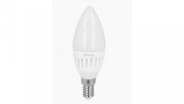 LED line PRIME żarówka LED E14 9W 2700K ciepła 1260lm 140lm/w 170-250V C37 ŚWIECZKA 5 lat gwar.