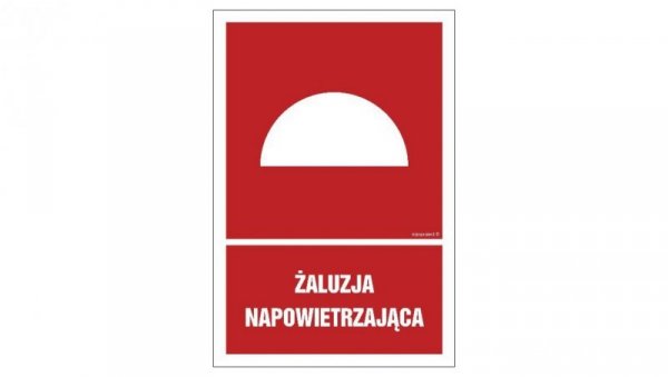 ZNAK - BC065 Żaluzja napowietrzająca 15 x 22,2 cm PN - Płyta 1mm