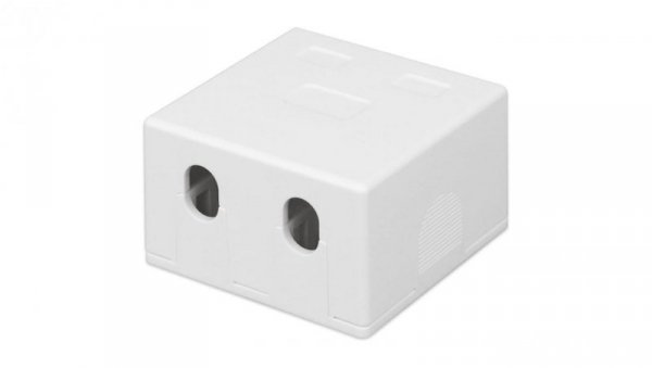 Obudowa natynkowa na 2 moduły Keystone RJ45 lub RJ11/12 IWP-MD SC-2T